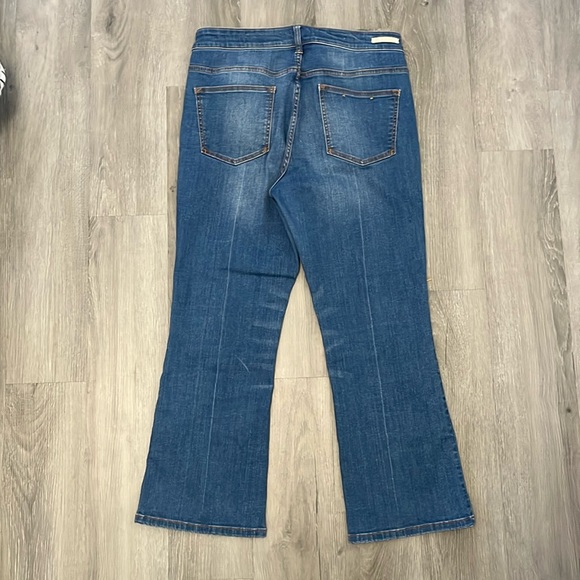 Pilcro & The Letterpress High-Rise Flare Crop Jeans | Anthropologie - Picture 6 of 10